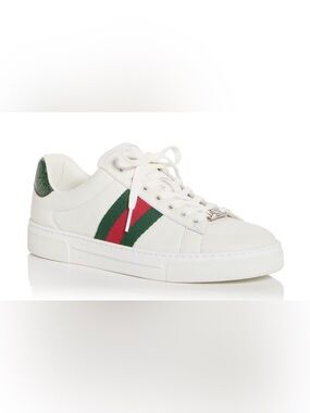 Gucci Women’s Ace Sneakers White Bianco Leather